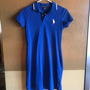 Royal Blue Polo Shirt Dress